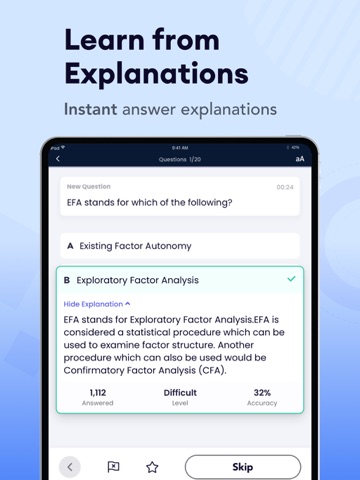 Psychology Exam Prep 2026 iPad screenshot