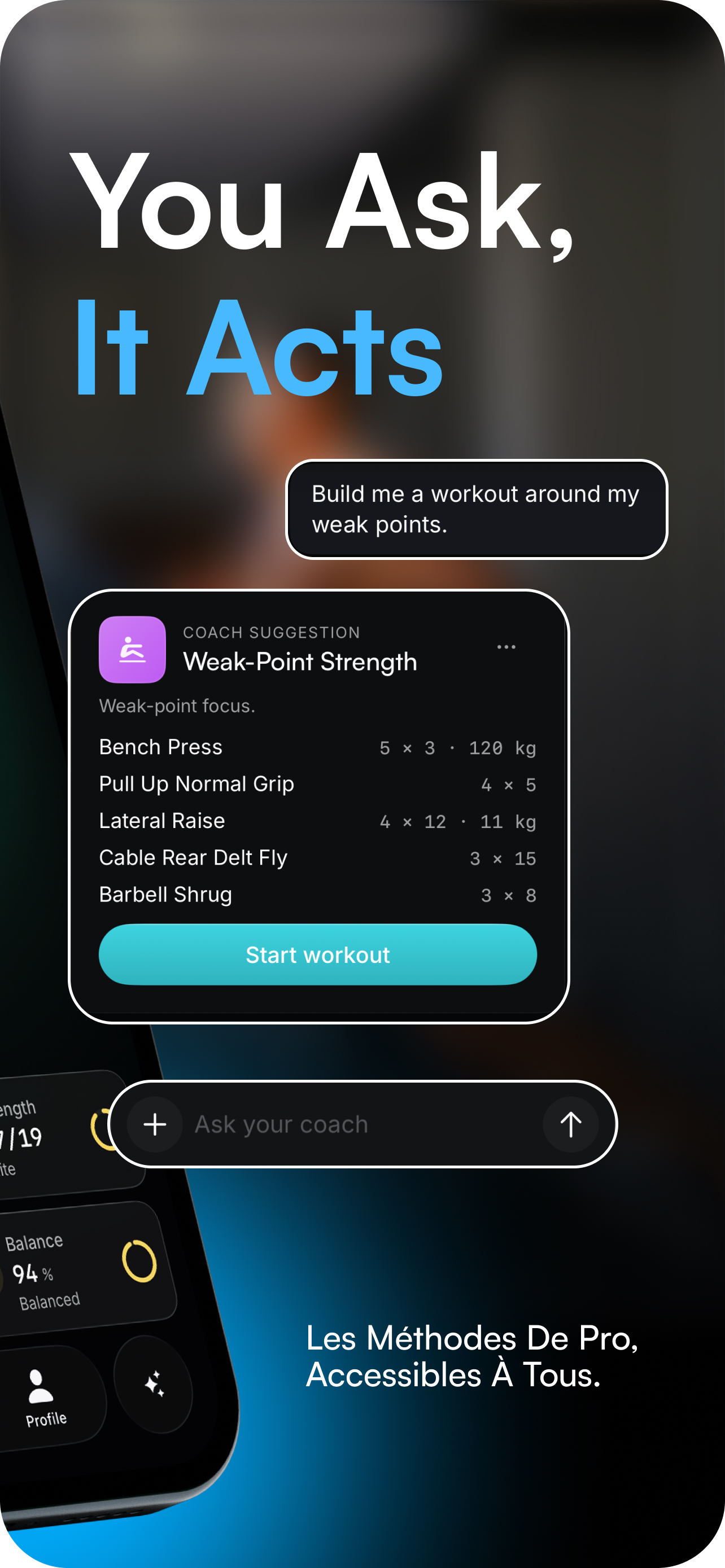 Tekio: AI Workout Coach screenshot 3
