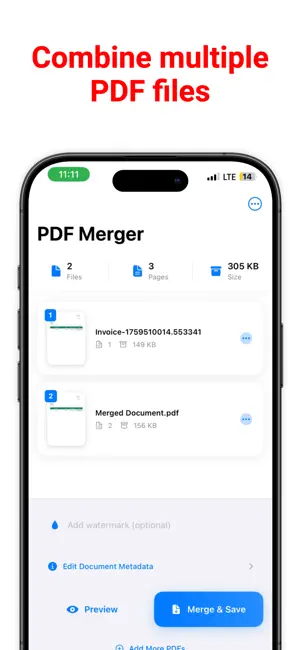 PDF Merger - Combine & Join screenshot 4