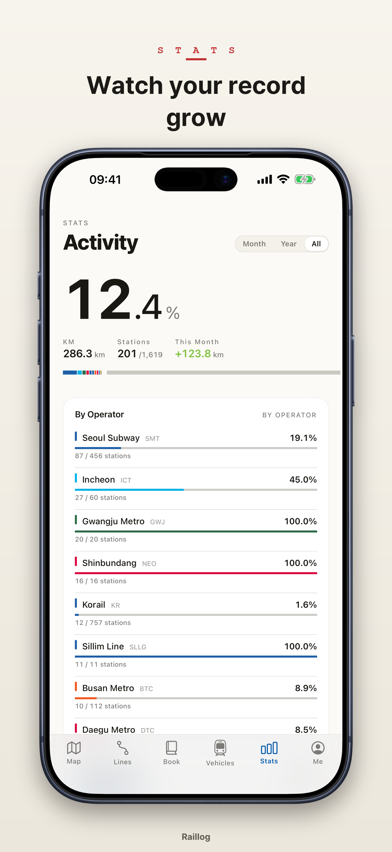 Raillog — Korean Rail Log screenshot 5