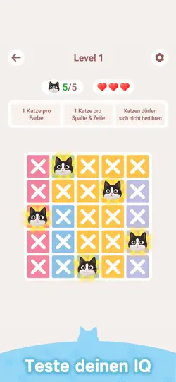 Screenshot von Meowdoku! auf dem iPhone 4