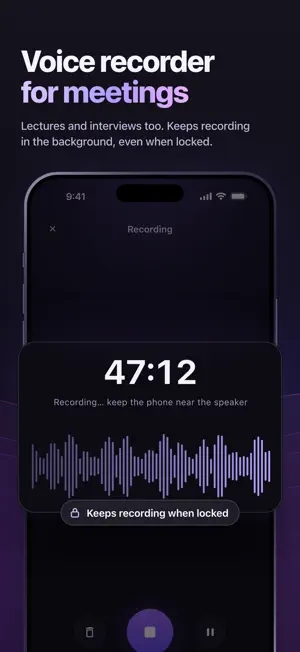 Voiser: Speech to Text & STT screenshot 2