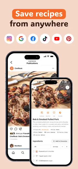Recipe Meal Planner - ChefBook screenshot 2