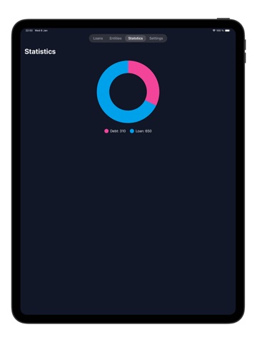 Loan & Debt Tracker iPad screenshot