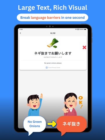 Travel Phrase Cards iPad screenshot