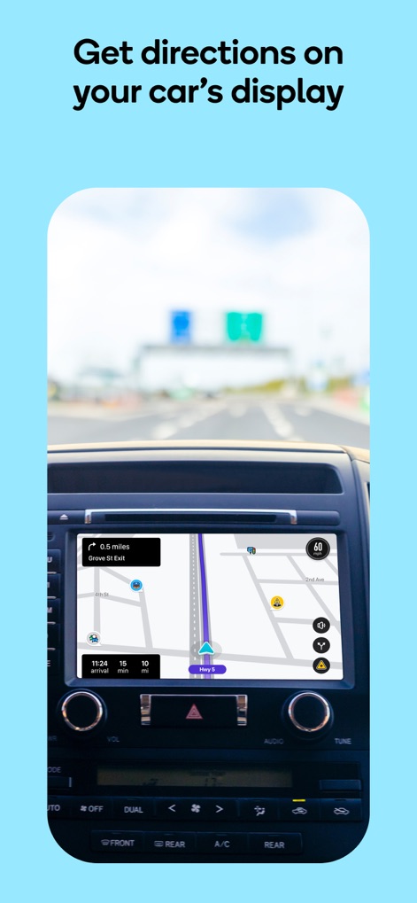 Waze Navigation & Live Traffic - In-Car Integration