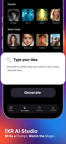 fXR - AI Video Image Generator screenshot