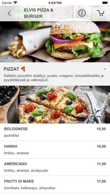 Elvis Pizza & Burger