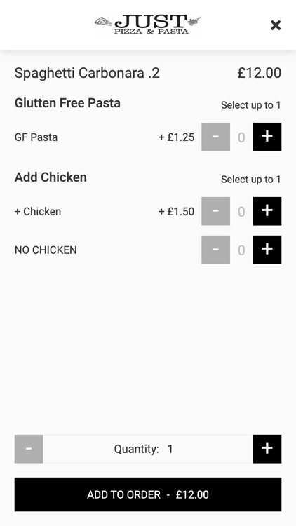 Just Pizza and Pasta