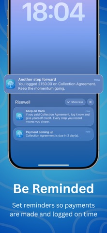 Risewell iPhone screenshot