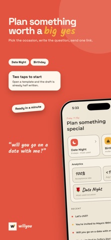 WillYou - Special Invitations Screenshot 1 of 6