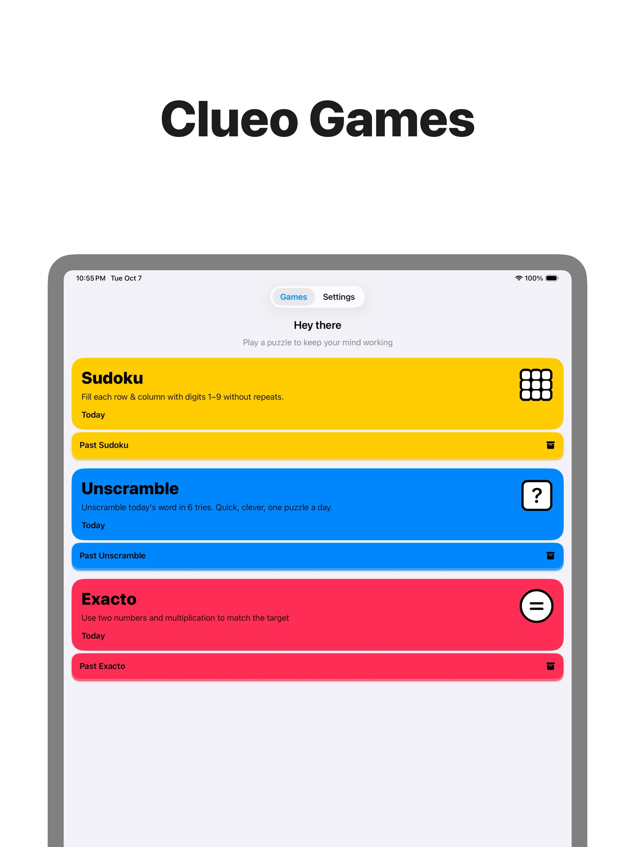 Clueo Games: Sudoku & Puzzles screenshot 6