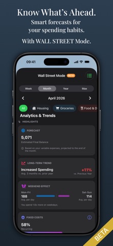 Aurum – Budget & Expenses iPhone screenshot