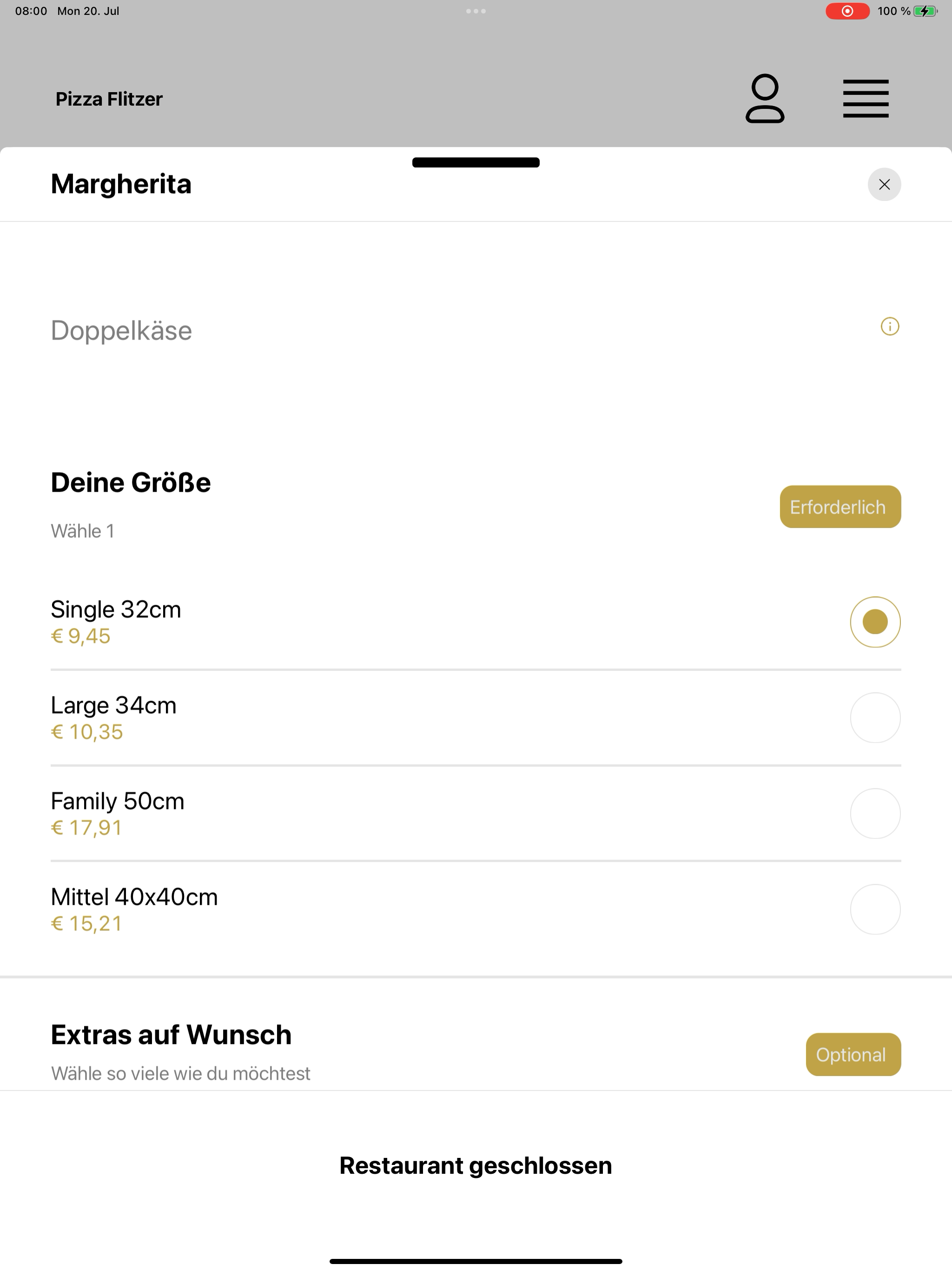 Pizza Flitzer Wien screenshot 16