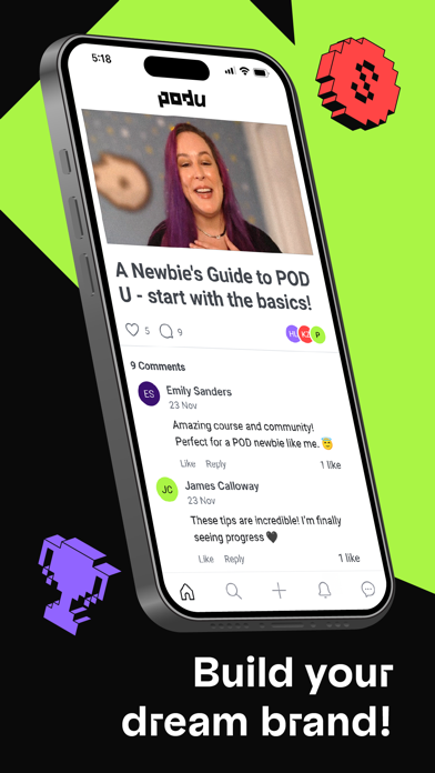 POD University iPhone screenshot 6 - Social Networking app