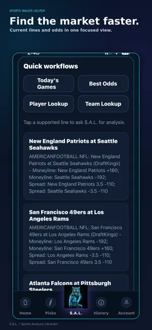 Sports Wager Helper screenshot 4