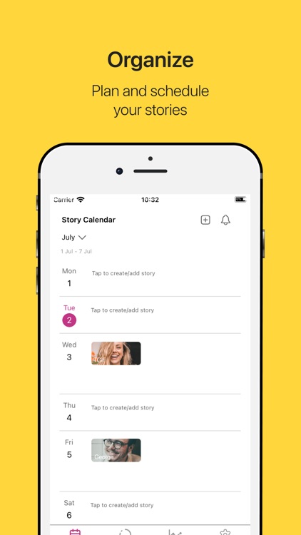 Story Calendar Planner