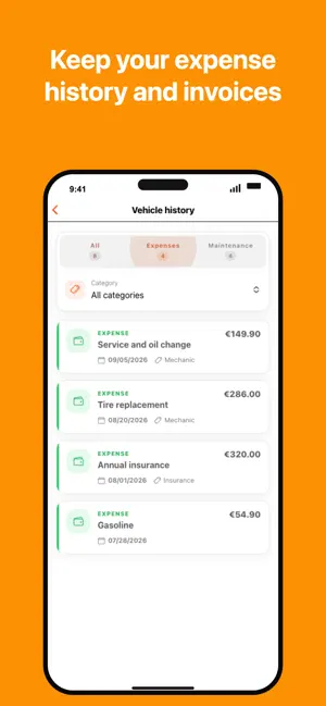 Car Maintenance: MotorApp screenshot 4