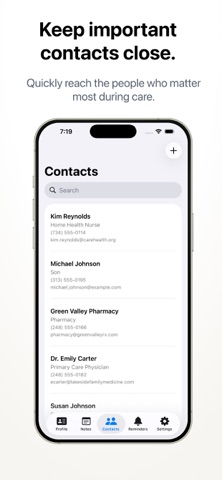 CareBrief: Caregiver Notes screenshot