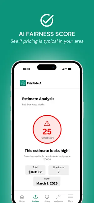 FairRide AI screenshot 2