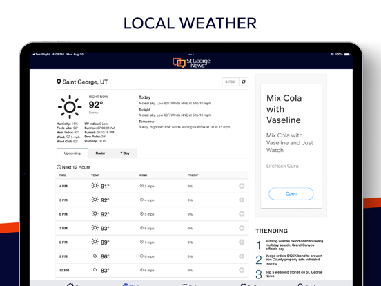 App screenshot