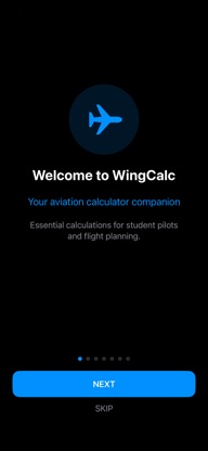 WingCalc screenshot 1