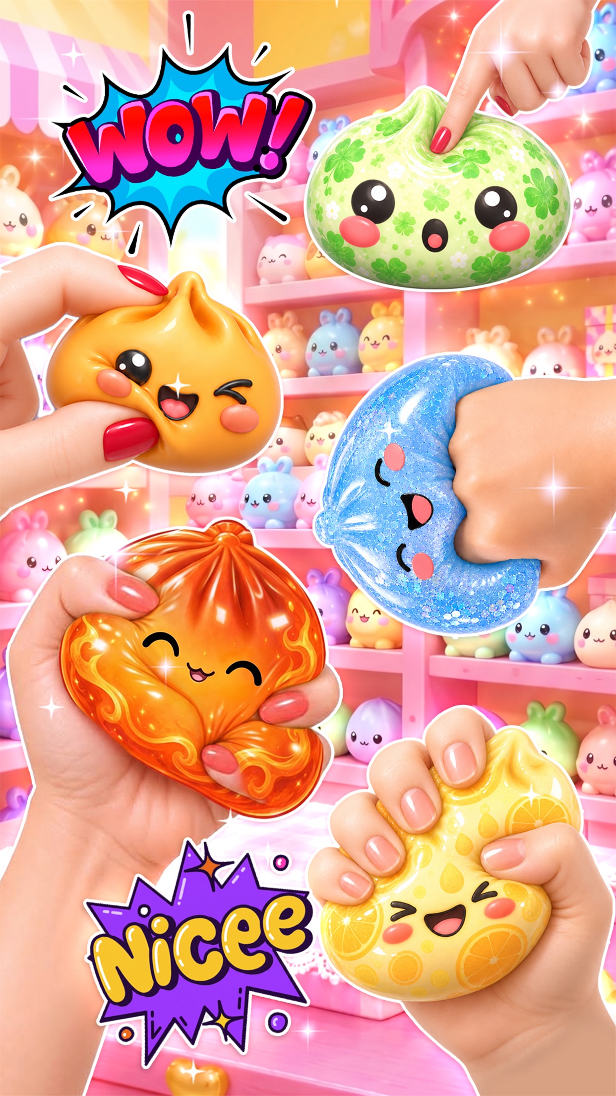 Screenshot 5 of Dumpling Squishy: ASMR Unbox