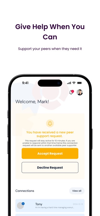 PeerOnCall Support Screenshot 4 of 4