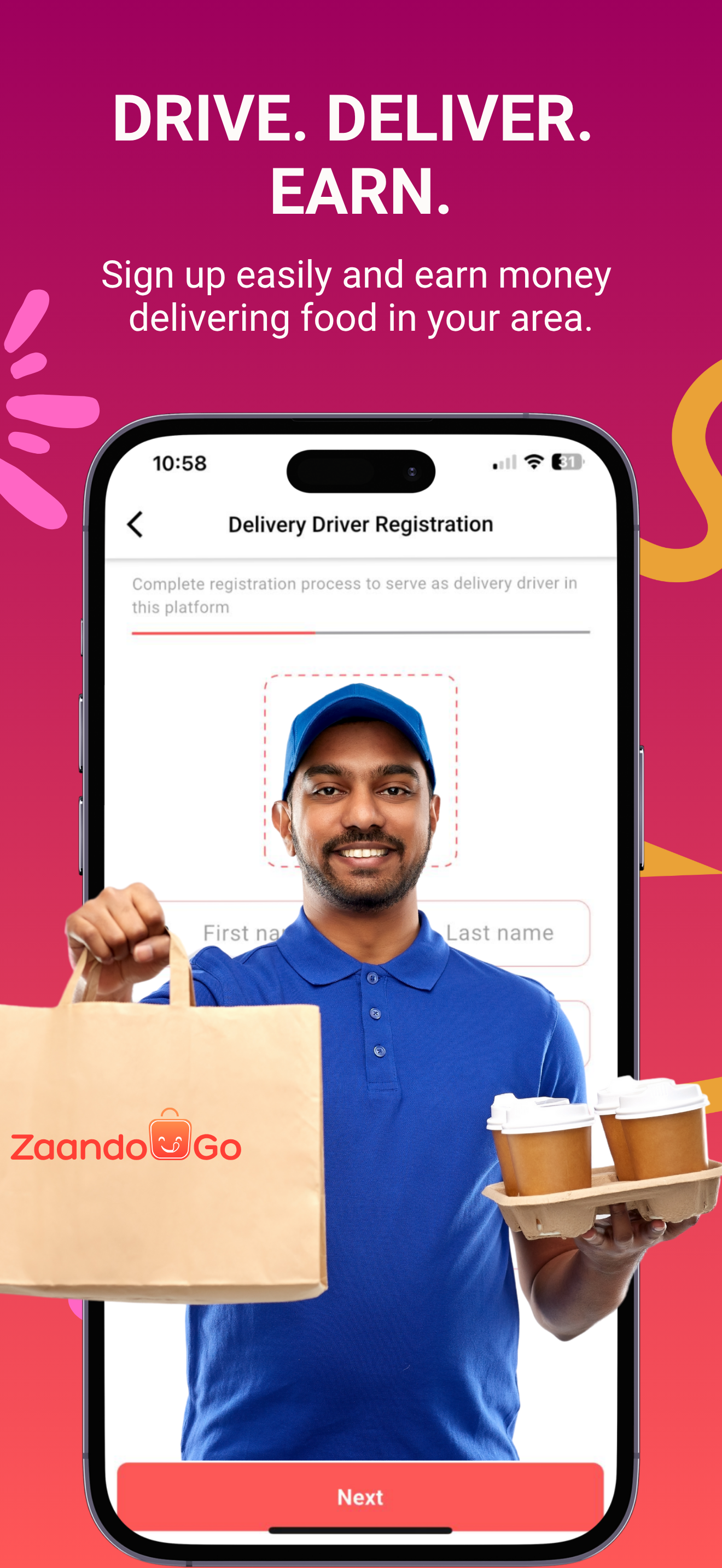 Zaando Go: Drive & Deliver