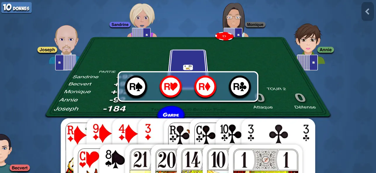 Screenshot #2 pour Tarot-Français