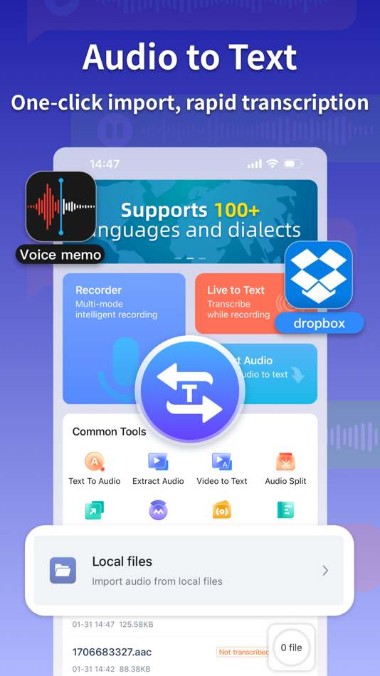 #2. Transcribe: speech to text (iOS) 게시자: shellmob
