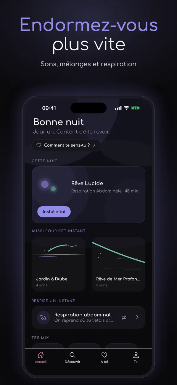 Screenshot #1 pour Calmspace: Sons pour Dormir