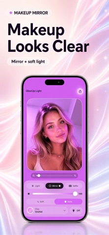 GlowUp Light - Selfie Mirror Screenshot 3 of 4