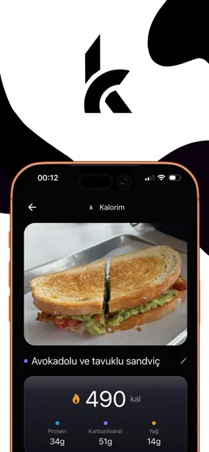Kalorim iPhone screenshot 2