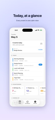 Today Events Widget screenshot 1