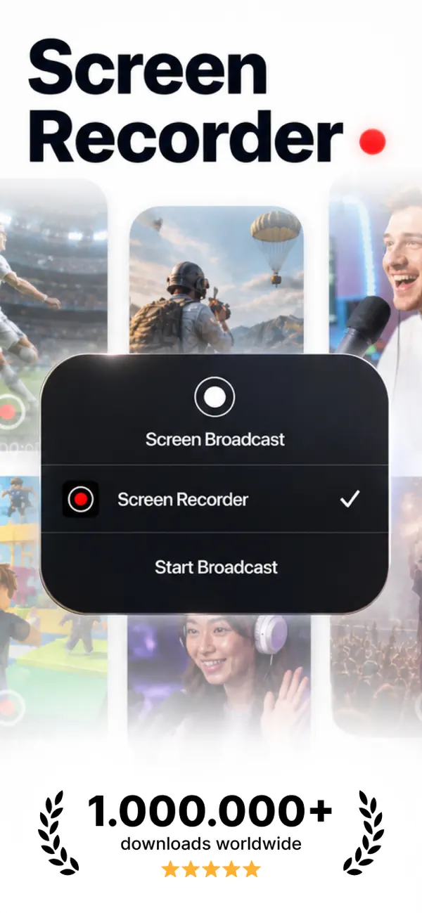 Screenshot #1 pour Screen Recorder: Record Screen