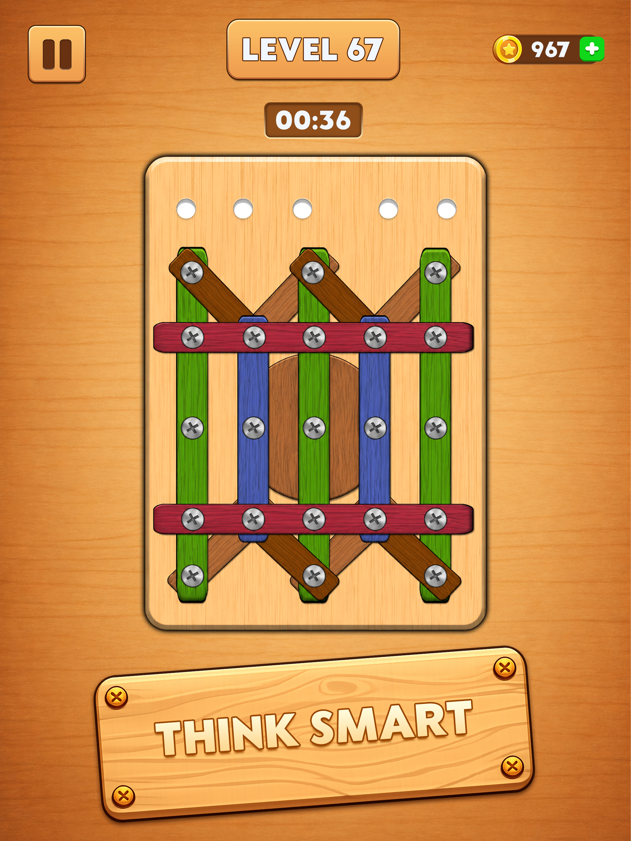 Woodoku IQ: Screw Pin Quest screenshot 11