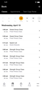 Pride Fitness Liberty screenshot #2 for iPhone