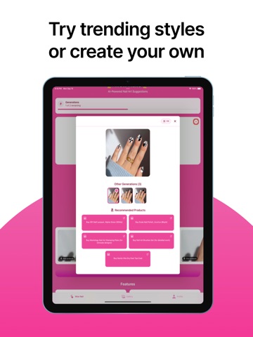 Wow Nails iPad screenshot