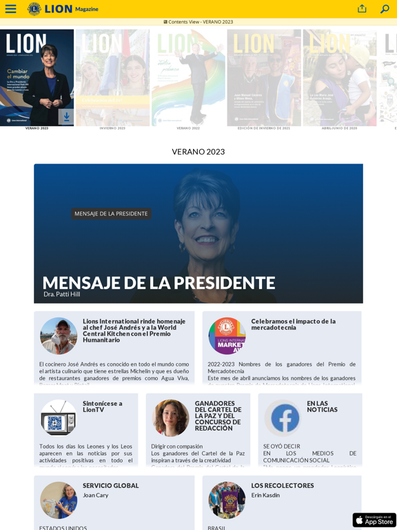 LION en Español iPad screenshot 5 - News app
