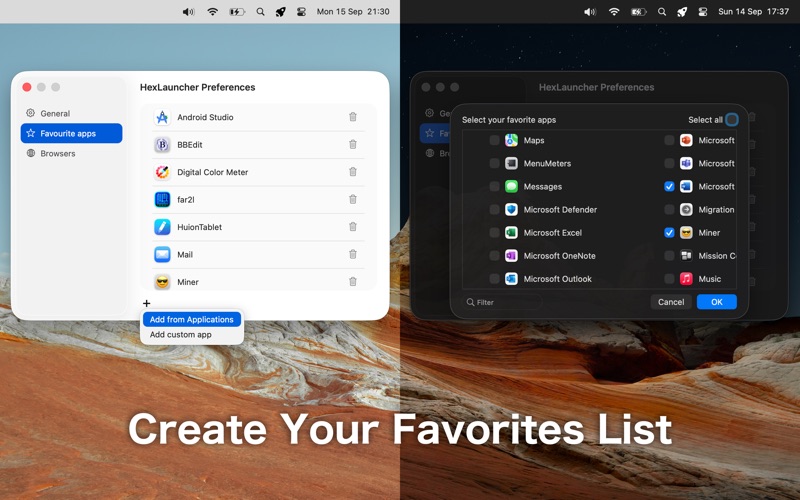 HexLauncher screenshot
