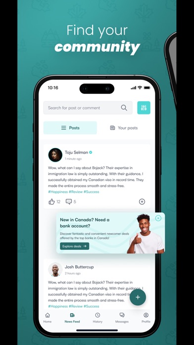 UpRow App iPhone screenshot 5 - Social Networking app