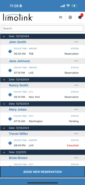 LimoLink Voyager screenshot 1