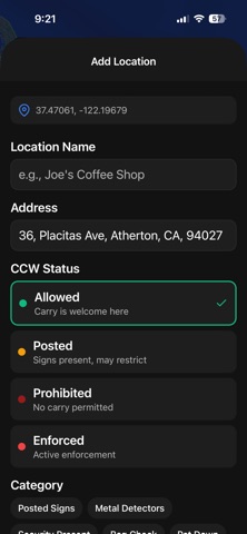CCWize - Carry Laws & Planning iPhone screenshot