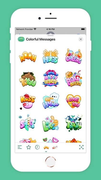 Colorful Messages Animated