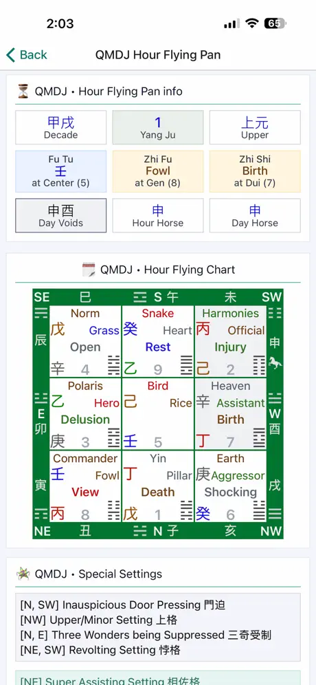 Qi Men Dun Jia 1080Ju screenshot 6