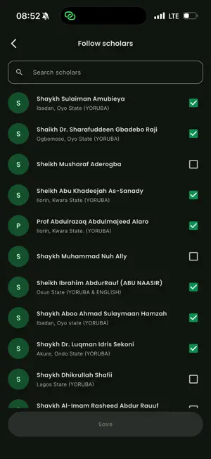 Fawaa'id: Islamic Lectures screenshot 4