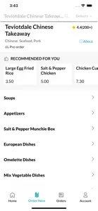 Teviotdale Chinese Takeaway screenshot #3 for iPhone