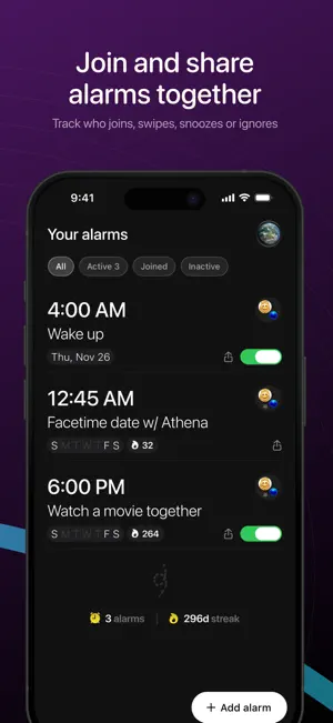 Timey: Loud Shareable Alarms screenshot 2