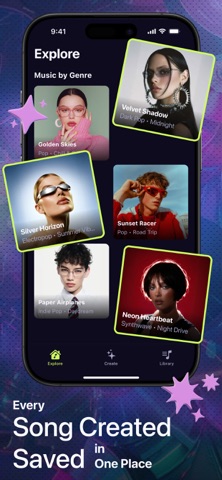 Sona - AI Songs & Music Maker iPhone screenshot